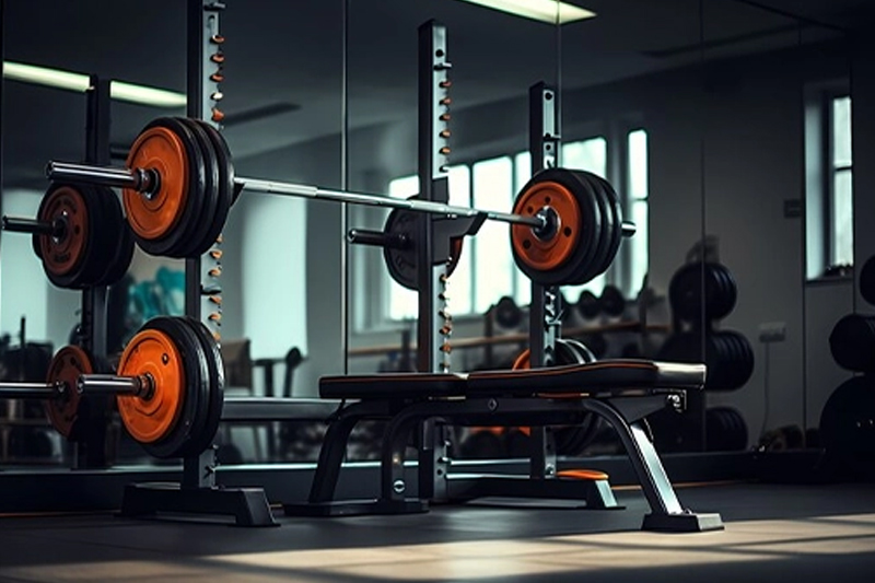Modern fully equipped gymnasium